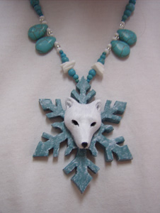 Arctic Fox Necklace